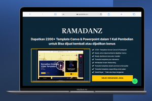 RAMADANZ - 2200+ Template Canva dan Powerpoint Tema Ramadan & Idul fitri