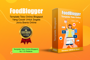 FoodBlogger Template Toko Online Kekinian
