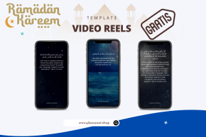 GRATIS!!  Template canva Vidio reels tema Ramadhan